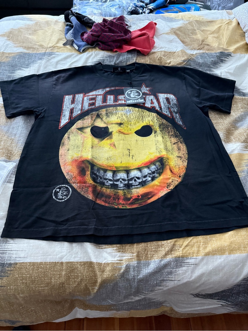 Hellstar Evil Smile Black Tee Shirt Size 2X